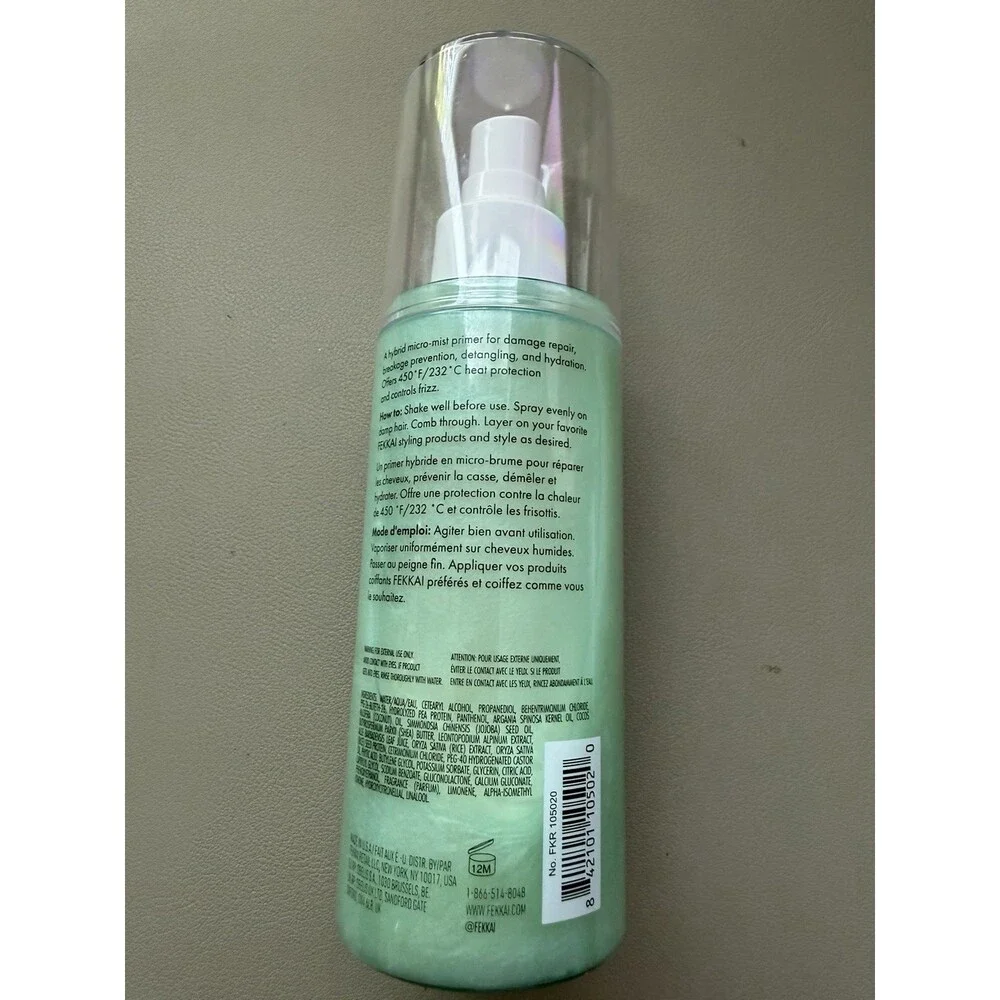 FEKKAI Clean Stylers Prime Mist Hair Mist Heat Protect Anti-Frizz 5 fl oz